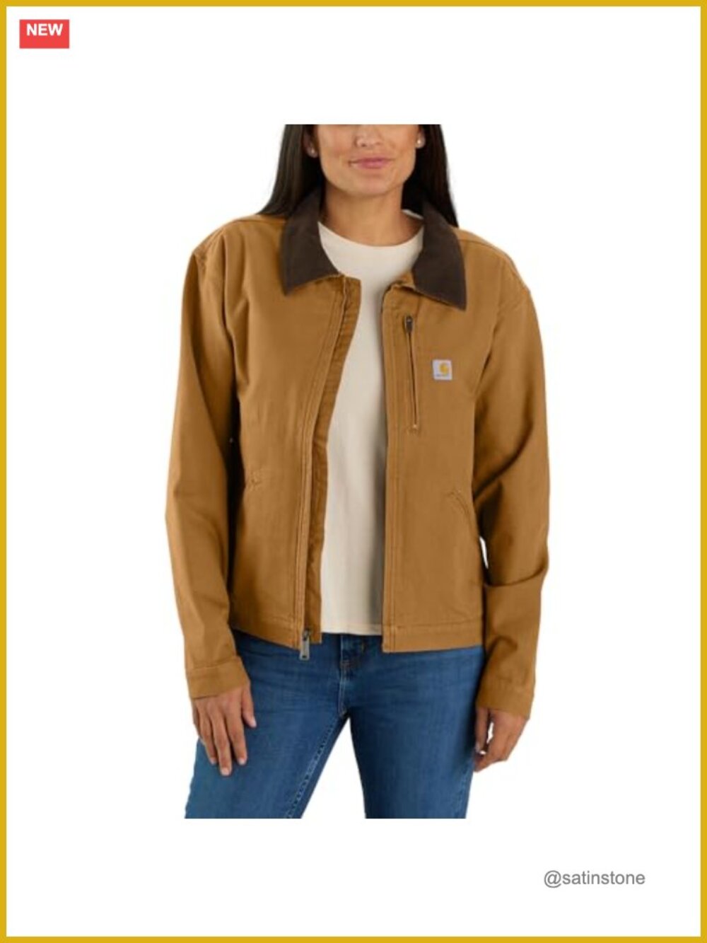 Carhartt Crawford Detroit Jacket Women's Cotton Spandex Workwear